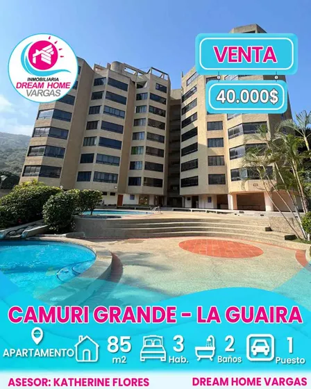 Apartamento En Venta  Camuri Grande. Naiguata  La Guaira 