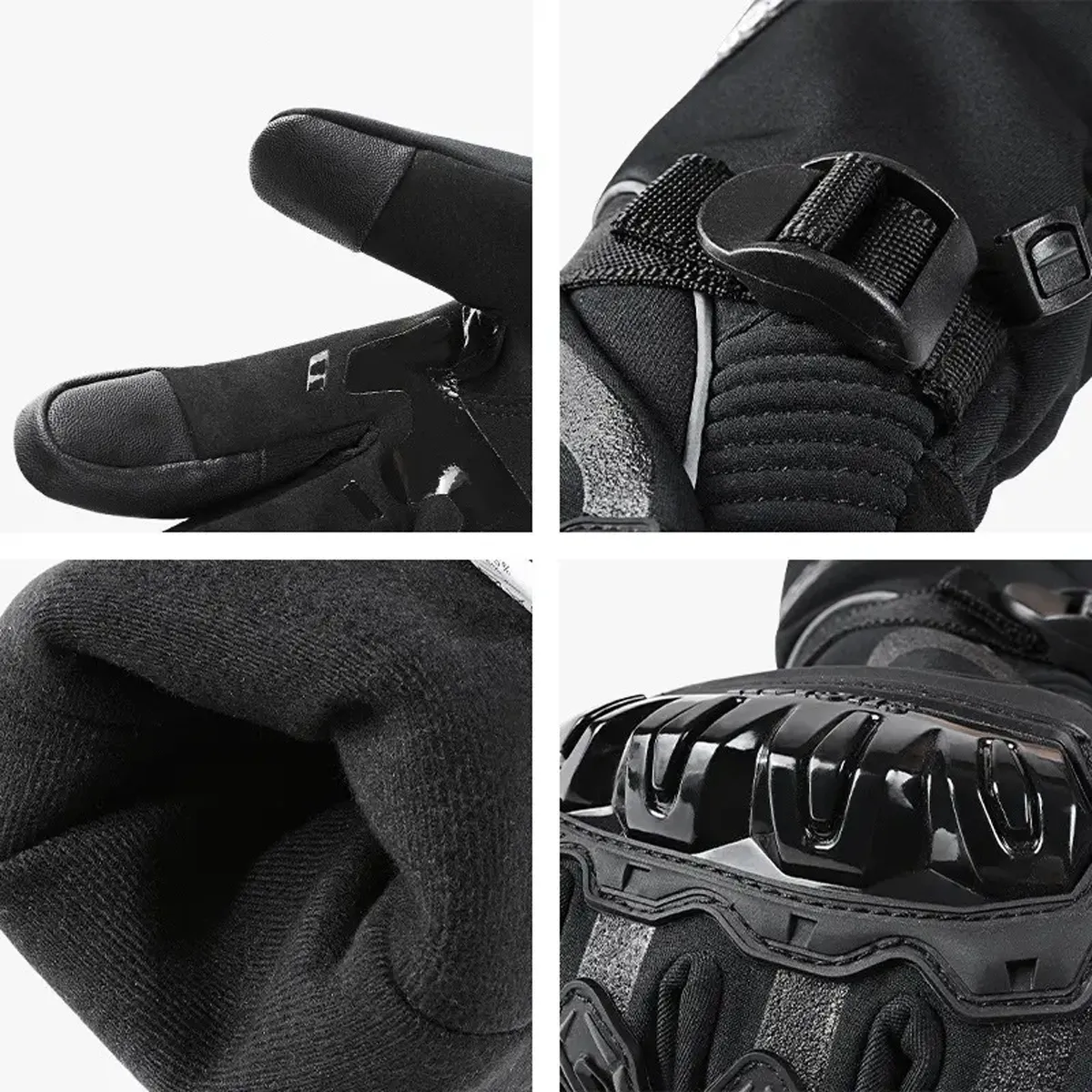 Luva Para Moto Suomy Inverno Impermeável Com Proteção Touch Screen — foto 7