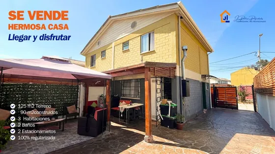 Se Vende Hermosa Casa En Maipu 120 Mm$