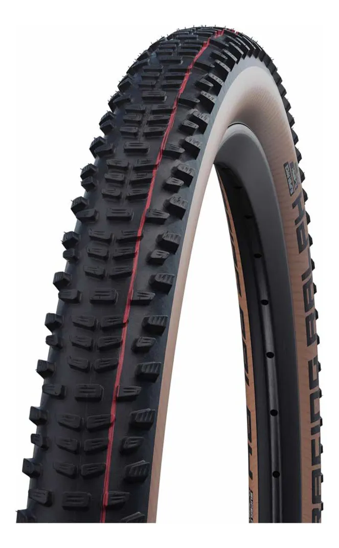 Pneu Schwalbe Racing Ralph Superrace 29x2.35 Addix Bike Preto/faixa Bege
