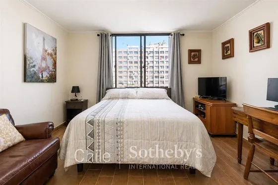 Depto Studio Con Piscina En Santiago Centro