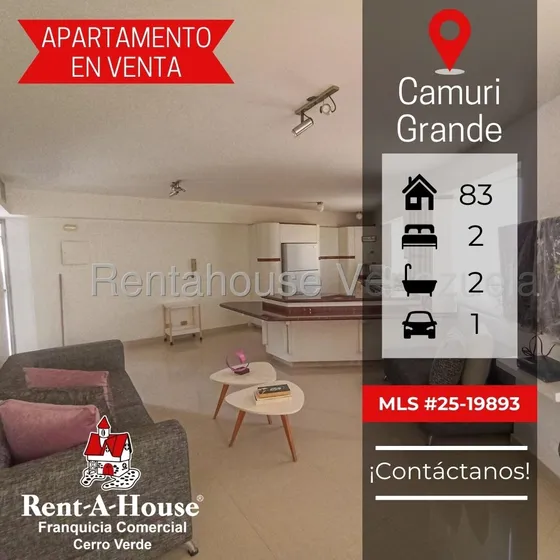 En Venta Ideal E Iluminado Apartamento Con Piscina En Camurí Grande