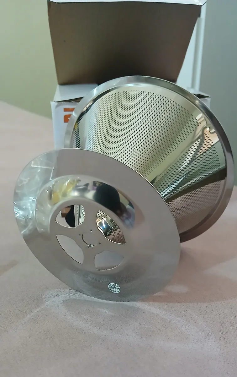 Coador De Café Inox 103 Com Filtro Permanente Reutilizável Aço Inox Premium...