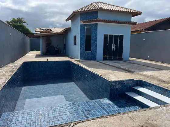 Casa Nova Com Piscina E Três Dormitórios No Cibratel 2 Em Itanhaém Litoral Sul De Sp