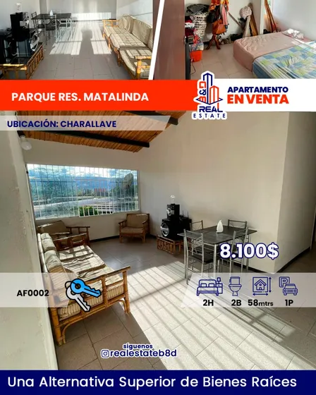 Apartamento En Venta Urb. Parque Residencial Matalinda / Charallave