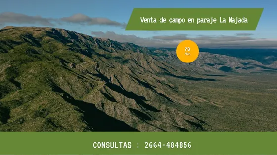 Campo 73  Hectáreas  A 20 Km De San Francisco, San Luis
