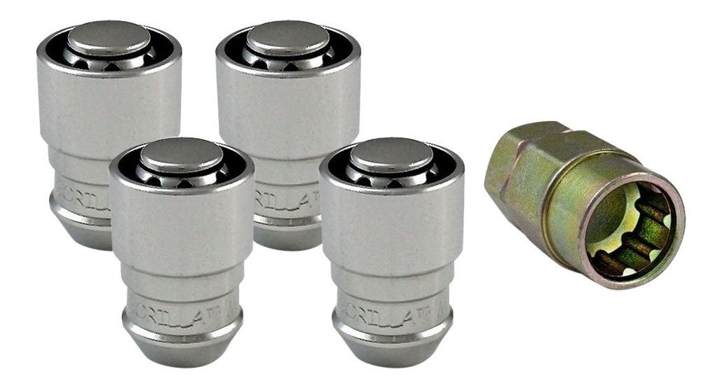 Tuercas Seguridad Gorilla 12x1.25 Birlos Rines Llantas Robo 14DEMILLA Tuercas Seguridad Gorilla 12x1.25 Birlos Rines Llantas Robo 14DEMILLA