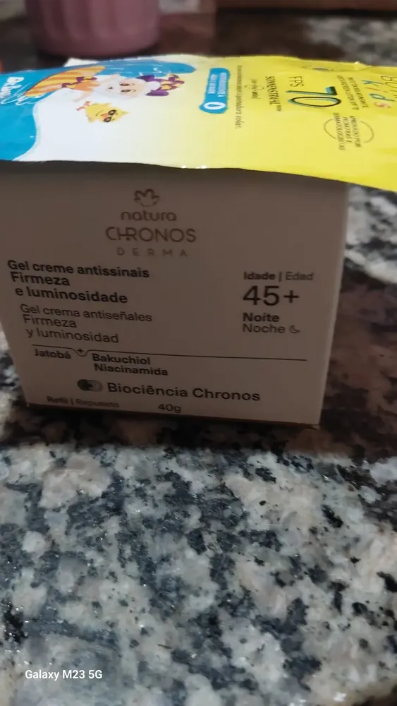 Natura Chronos Refil Creme Antissinais 45+ Dia - 40g Dia Todo Tipo De Pele