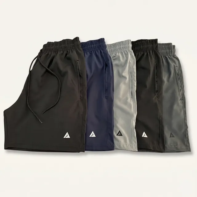 Kit 5 Bermudas Dry Fit