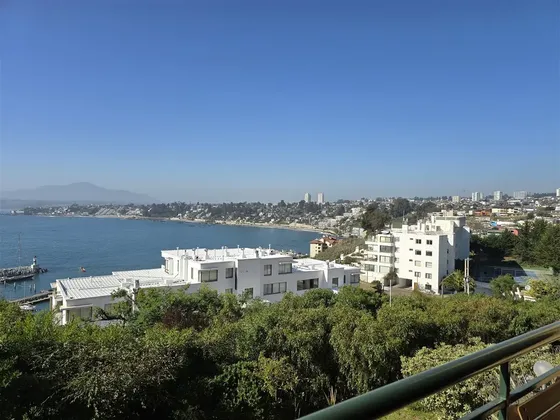 Venta Departamento Con Vista Al Mar. 3 Dorm. En Concón