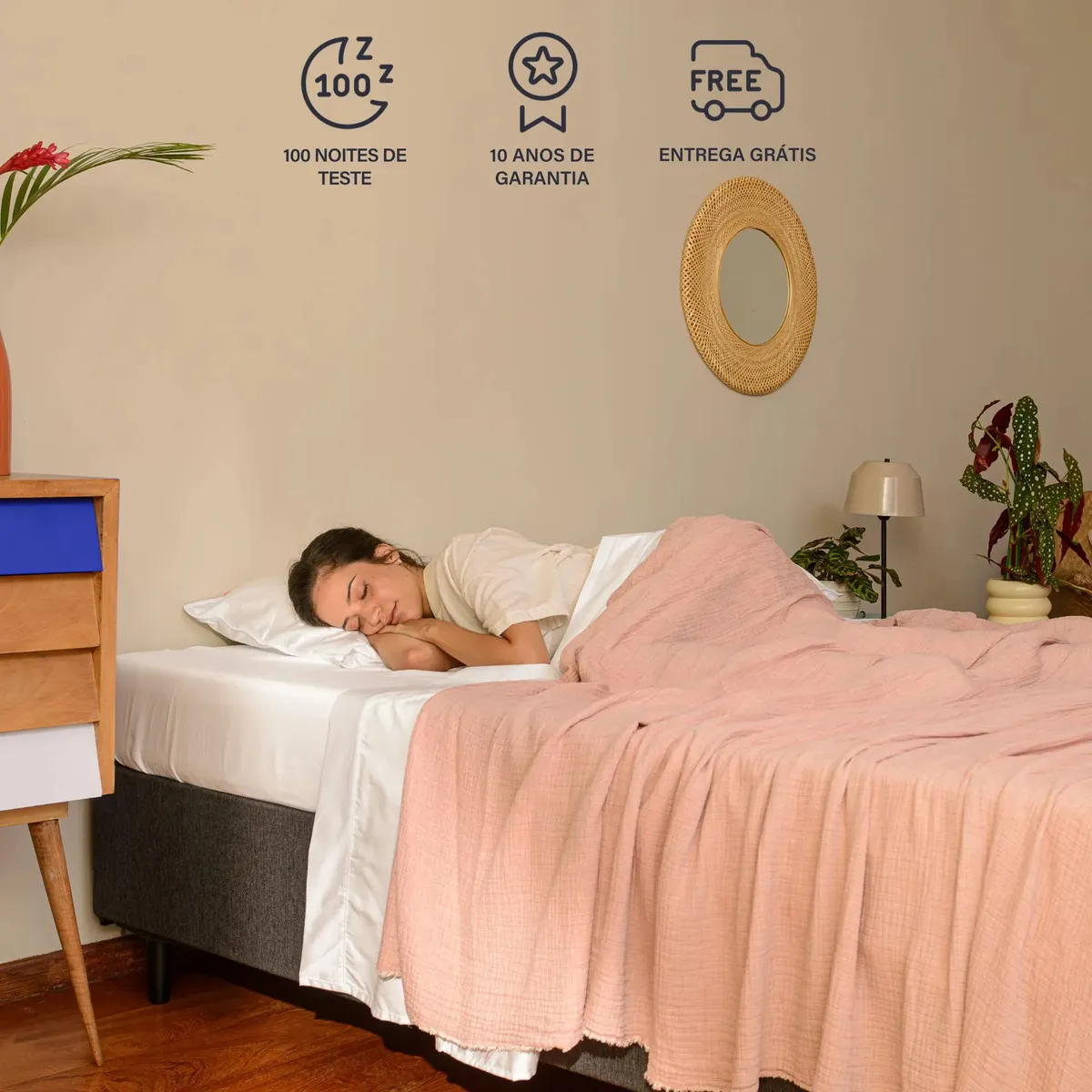 Colchão Casal Emma Duo Comfort 138x188cm Dupla Face com Capa Lavável — foto 8