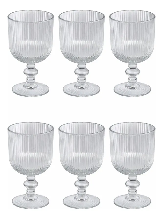 Conjunto 6 Taça Athens De Vidro 380ml