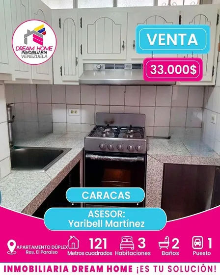 Apartamento Dúplex En Venta  Res. El Paraiso  Caracas 