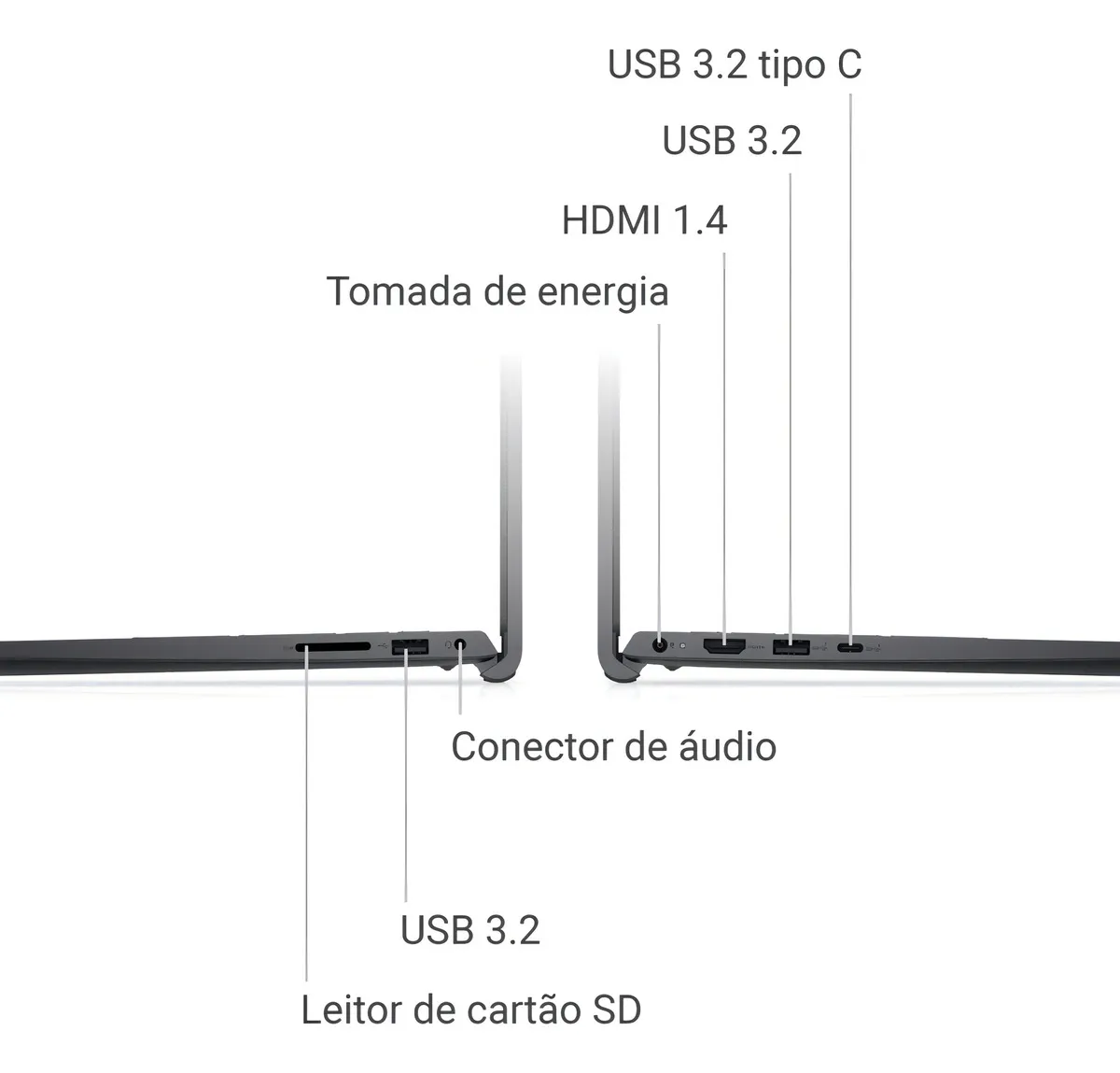 Notebook Dell Inspiron I15-i1300-a30p 15.6 I5 8gb 512gb W11 Preto - Imagem 3