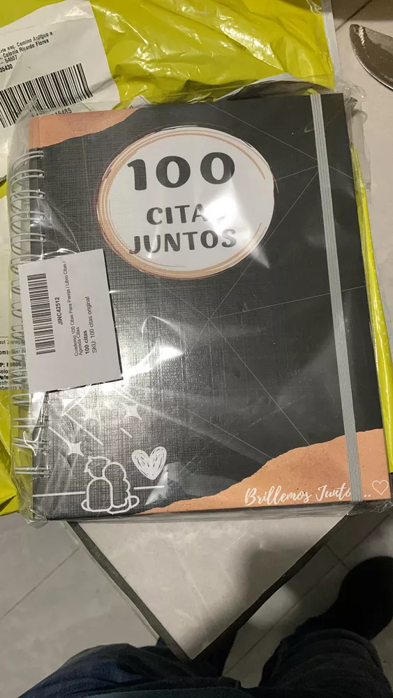 Cuaderno 100 Citas Para Pareja / Libro Citas / Agenda Citas