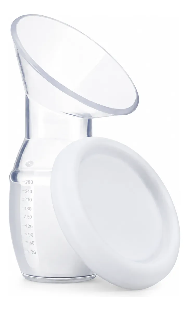 Copo Coletor Leite Materno Silicone Ajustável Seguro