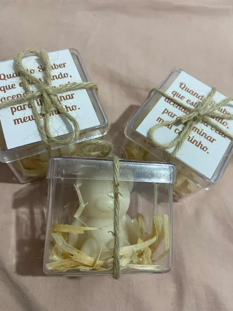 Velas Aromatizadas De Ursinho (para Chá De Bebê)