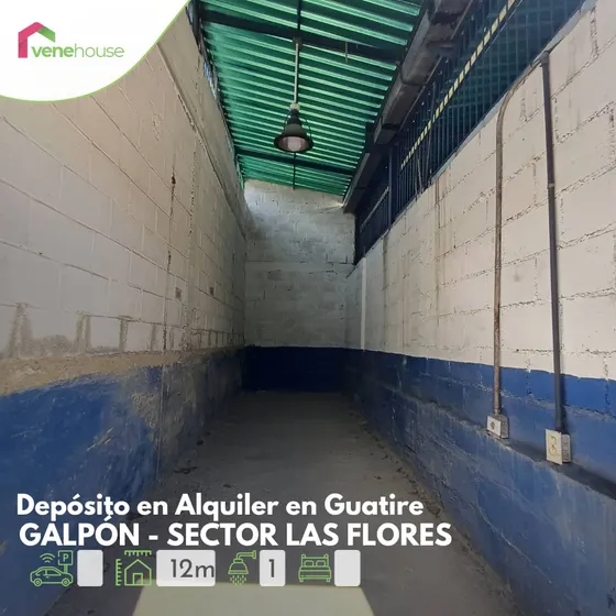Local O Depósito En Alquiler, Sector Las Flores, Guatire
