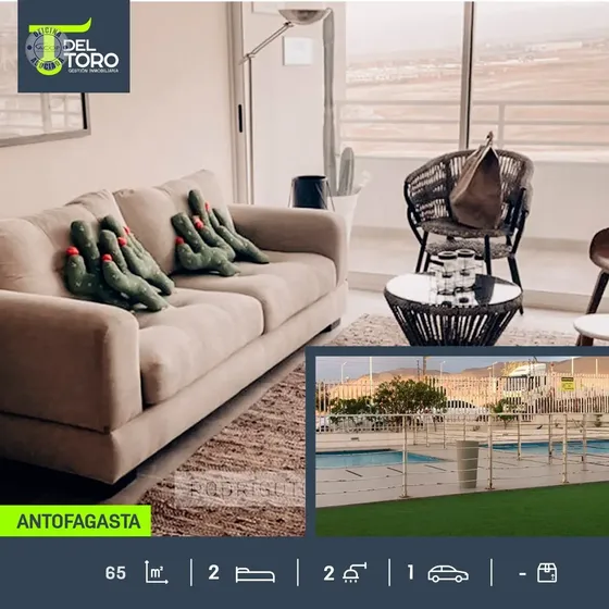 Departamento En Venta De 2 Dorm. En Antofagasta