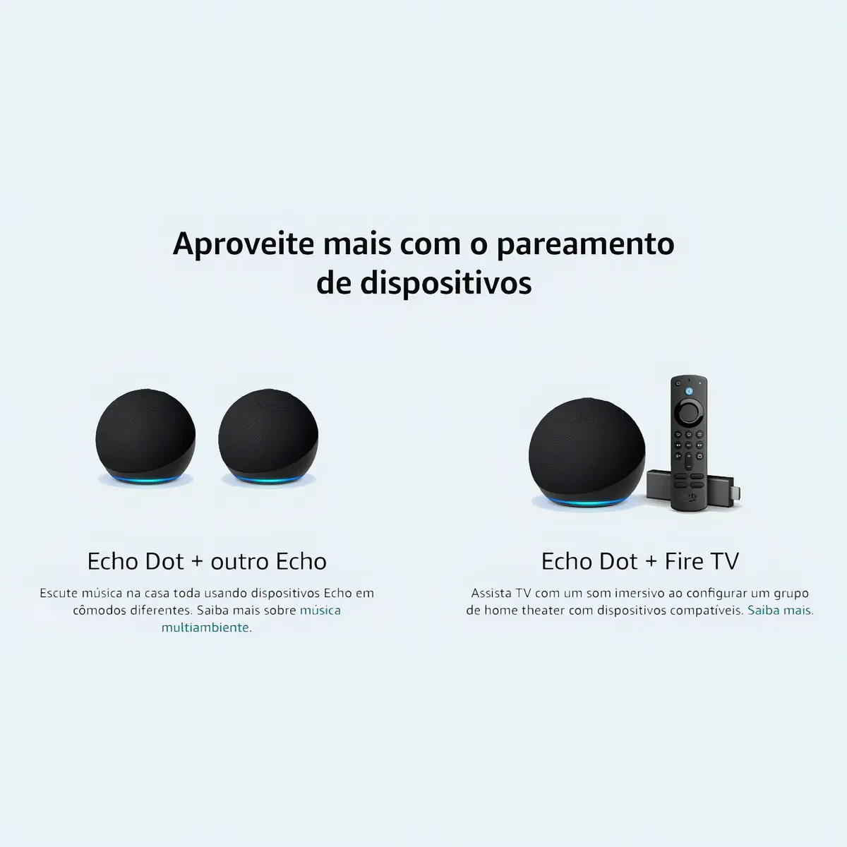 Imagem 7 de comparação entre Echo Show 8 de terceira geração e Echo Dot de quinta geração