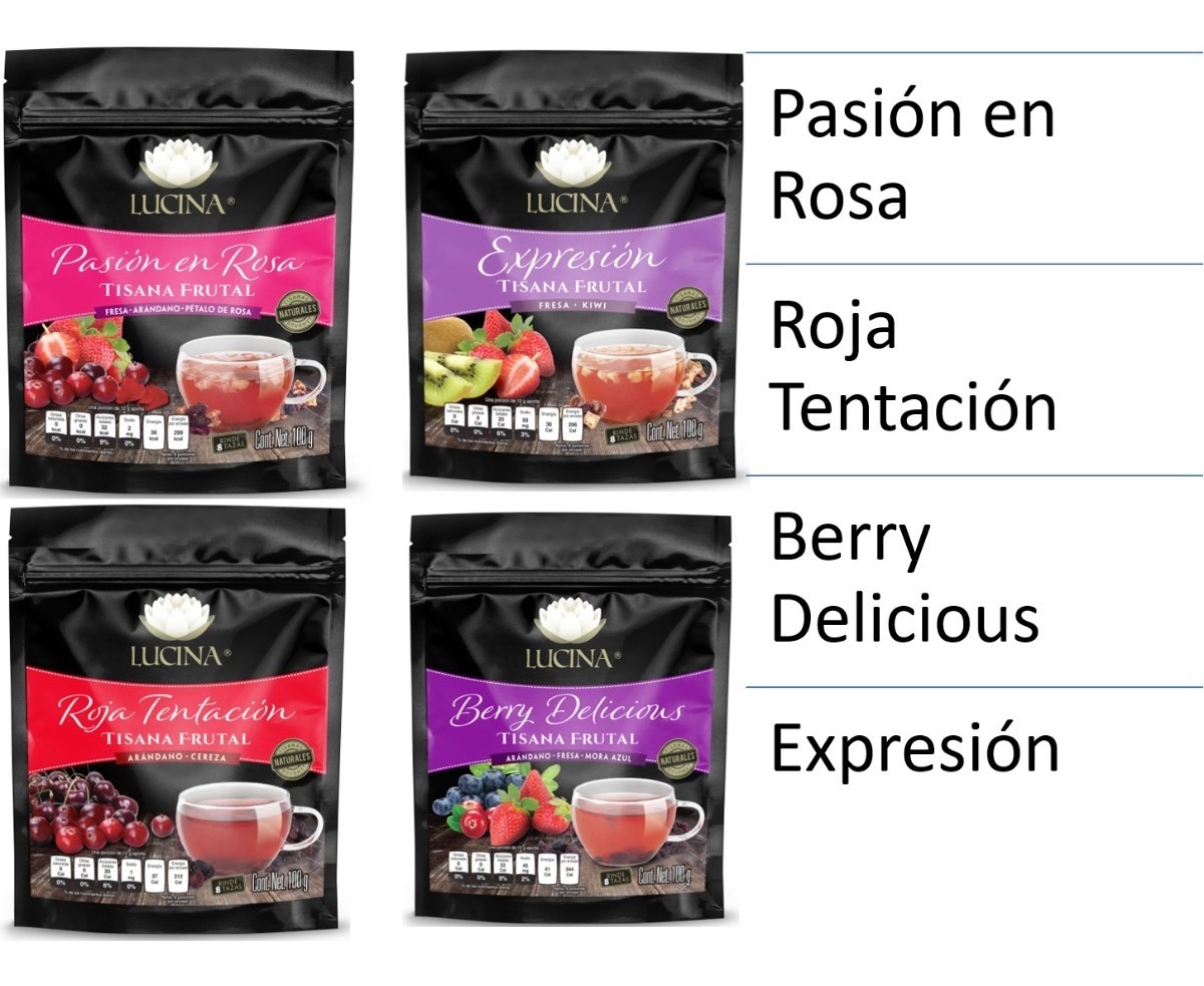 Té, Tisana, Paquete, Frutal. Frutos Rojos, 4 Pack, 100g | Mercado Libre