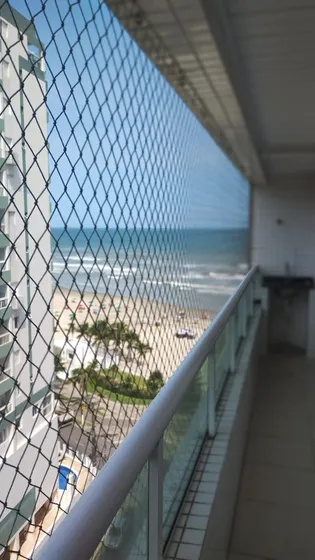 Apto Caiçara 2 Dorms  Frente A Praia 