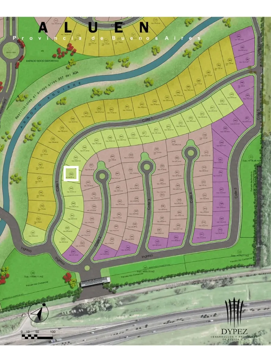 Sale of 848 m² Lot in Aluen Private Neighborhood
