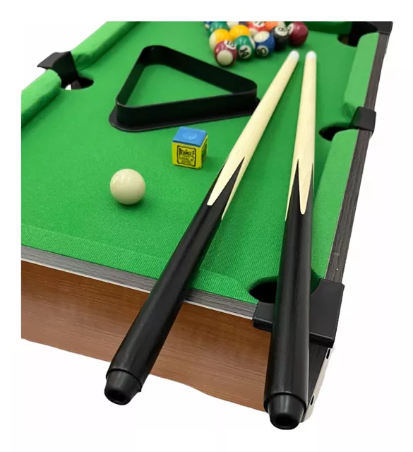 Mesa Mesinha De Sinuca Bilhar Infantil Snooker Portátil Mini Completa Jogo  Madeira Crianças Brinquedo : : Casa