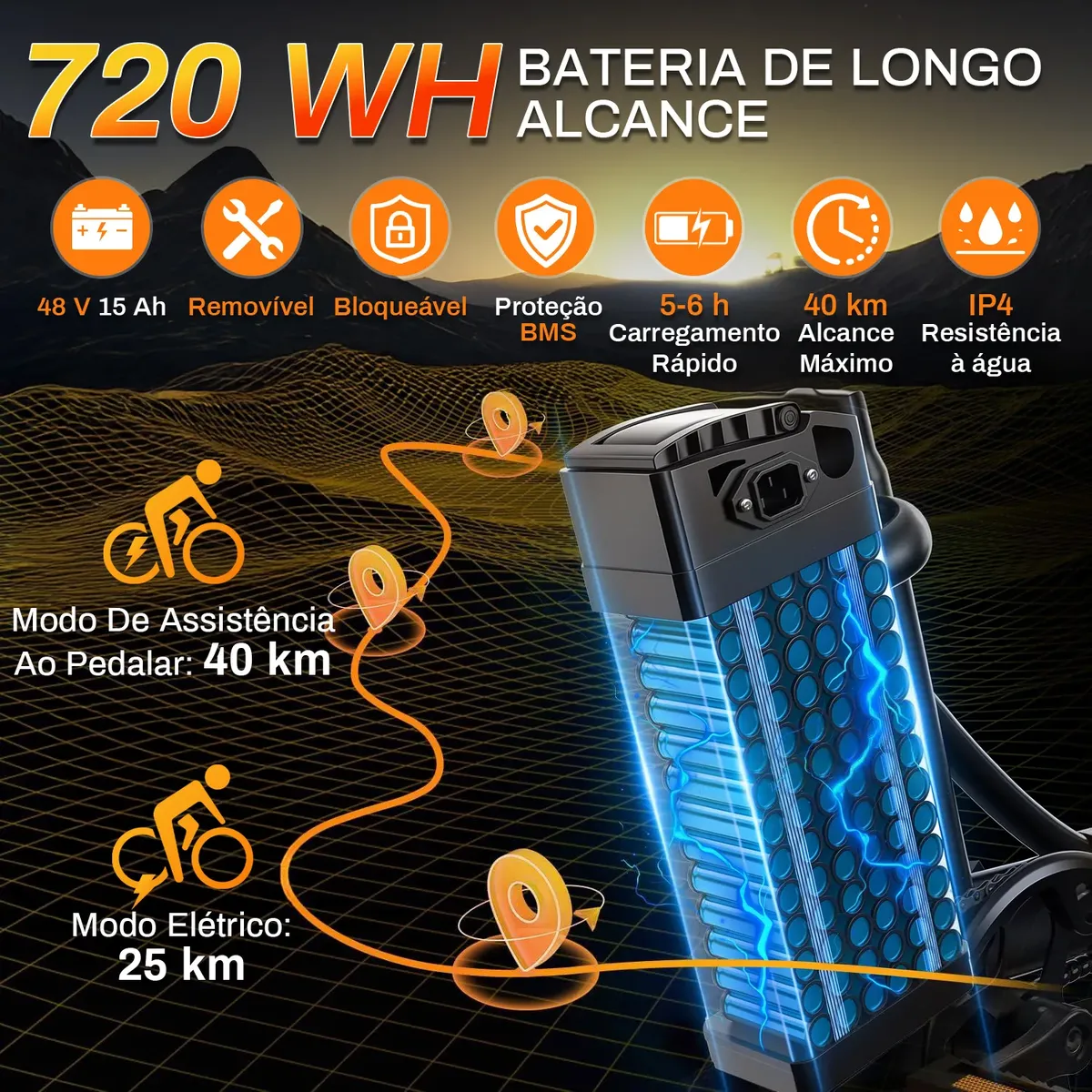Oimotoo A9 bike elétrica 600W — foto 3 da galeria, detalhes do quadro