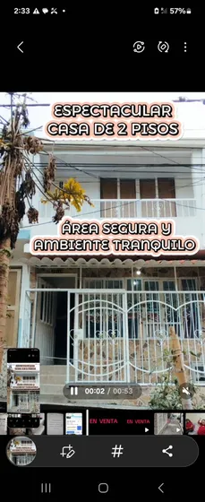 Vendo Casa 2 Pisos Remodelada Precio Negociable 