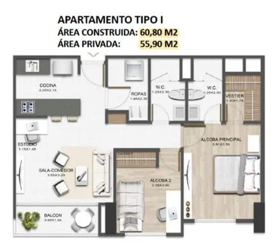 Venta De Apartamento En Bello 