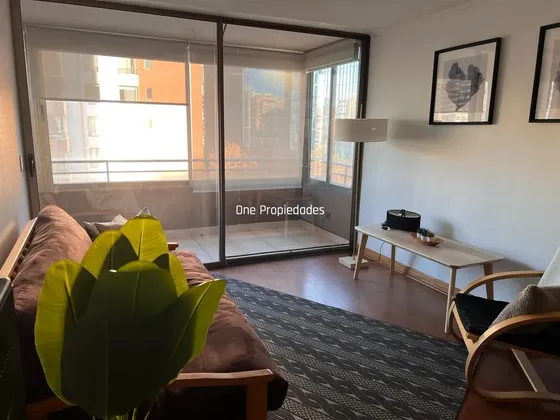 Departamento En Arriendo Amoblado 1 Dorm, En Las Condes