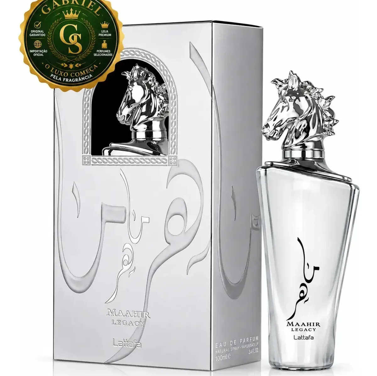 Perfume Lattafa Maahir Legacy Eau de Parfum Masculino 100ML