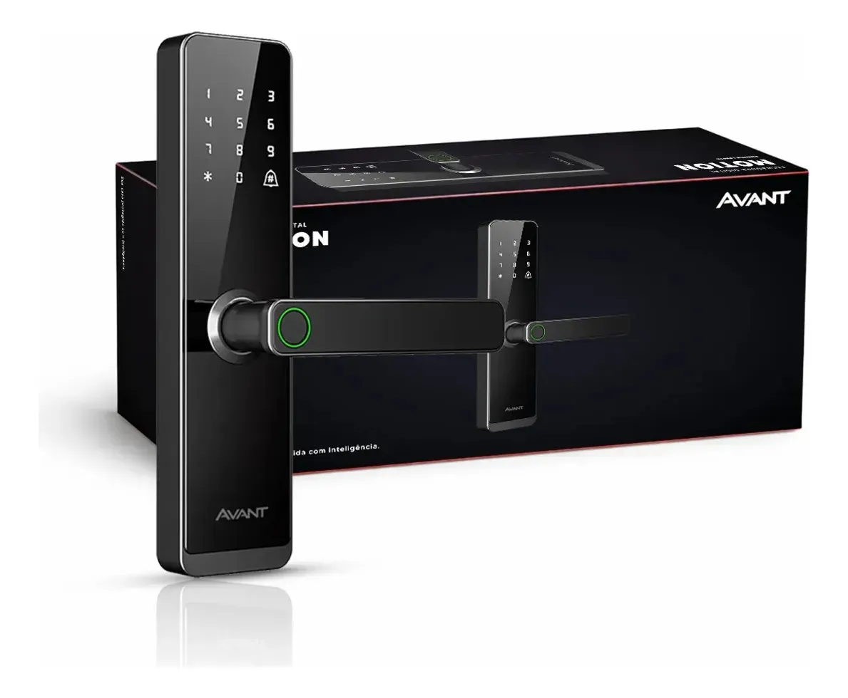 Fechadura Digital Avant Fechadura Eletronica Motion Biometria Embutir Preto Avant - Avaliação e Oferta Oficial