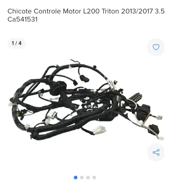 Chicote Eletrônico Completo Do Motor L200