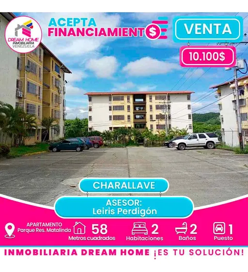 Apartamento En Venta Parque Res. Matalinda  Charallave