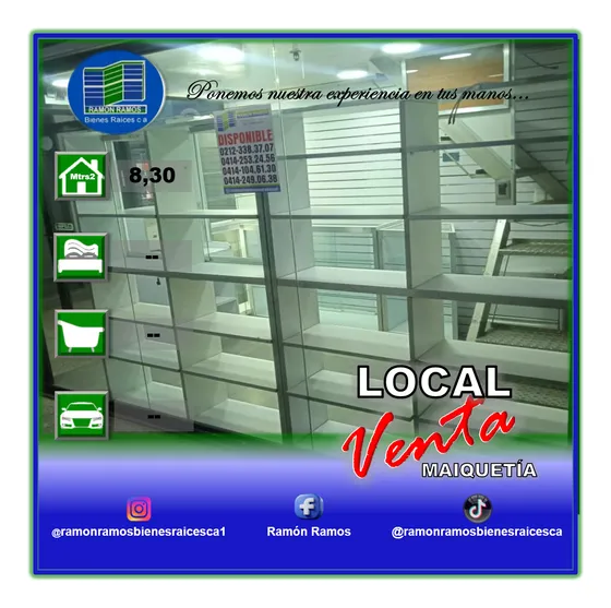 Se Vende Local Comercial Con Mobiliario.