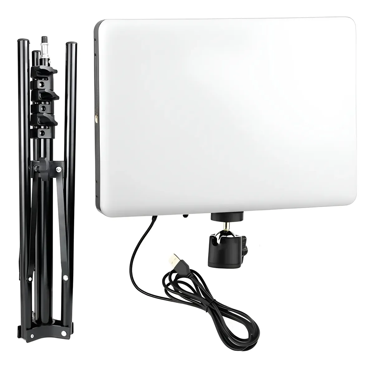 Panel de Iluminación Aro Luz Led Para Estudio + Trípode