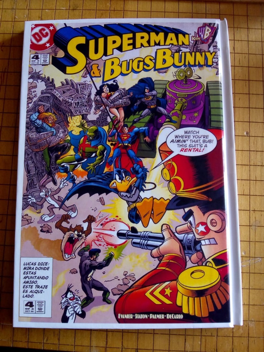 Superman Y Looney Tunes Español Pasta Dura Comic Libro Mercado Libre