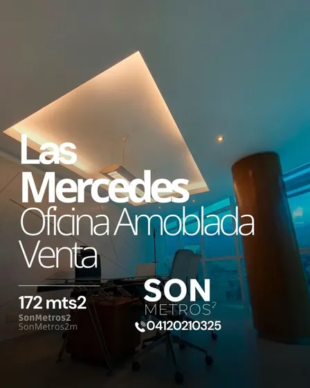 Oficina Venta Amoblada Las Mercedes 172 Mts2. Sonmetros2
