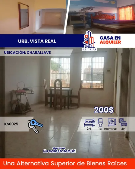 Casa Semi Amoblada En Alquiler Urb Vista Real / Charallave