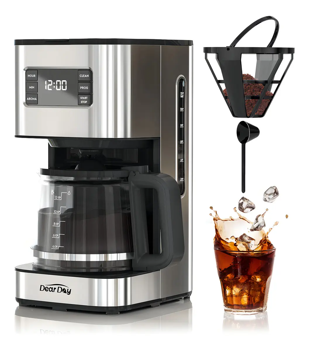 Cafetera eléctrica 12 tazas programable genérica México