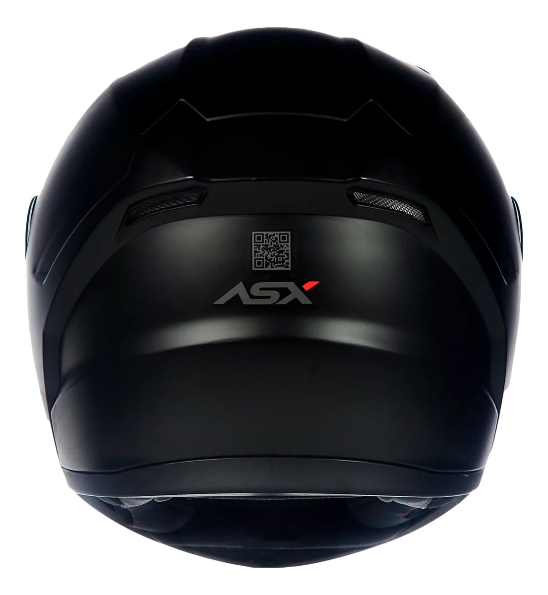 Capacete Fechado ASX City Solid Preto Fosco + Viseira Fumê