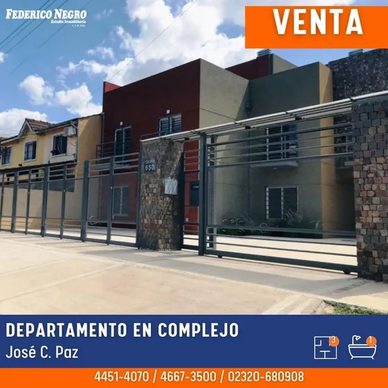 Departamento En Venta En José C Paz
