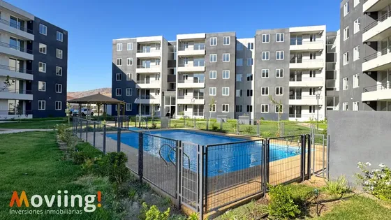 Depto En Condominio Cerrado Con Estacionamiento Y Piscina