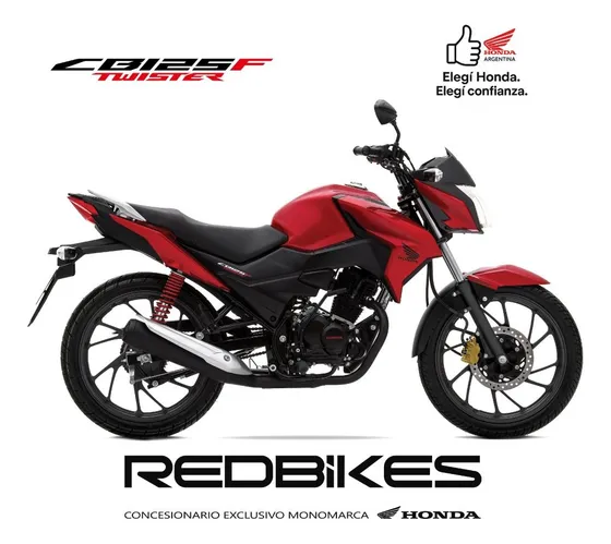 Honda Cb 125 F Twister Retira Hoy Solo Con Tu Dni Redbikes