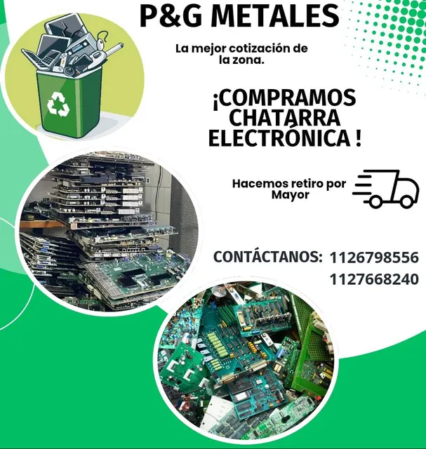 Compro Chatarra Electrónica Y Metales No Ferrosos