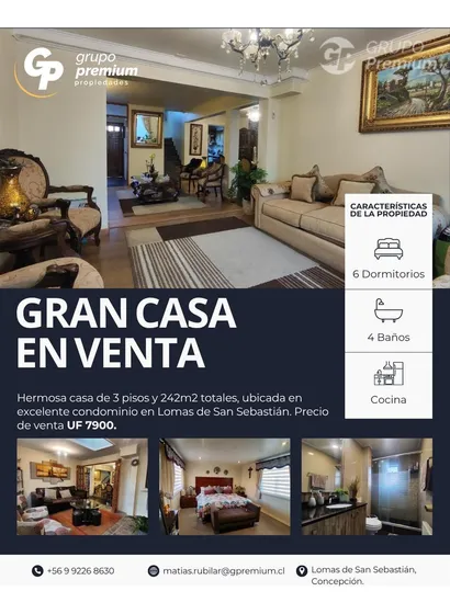 Casa En Lomas De San Sebastián 6 Dormitorios