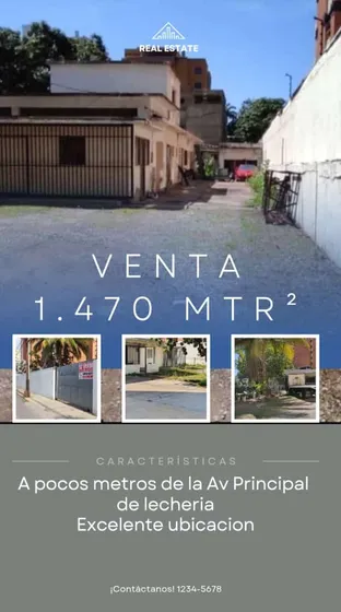 Vendo Terreno A Pocos Metros De La Av Principal De Lecheria