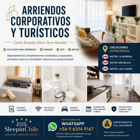 Depto Familiar Con Estacionamiento, Estadia Min 2 Noches